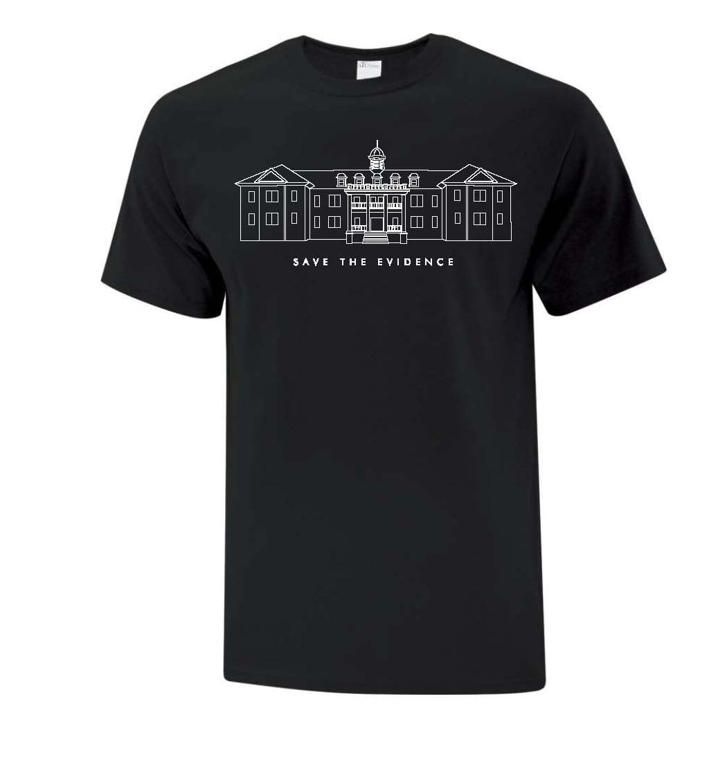 Save the Evidence Black T Shirts